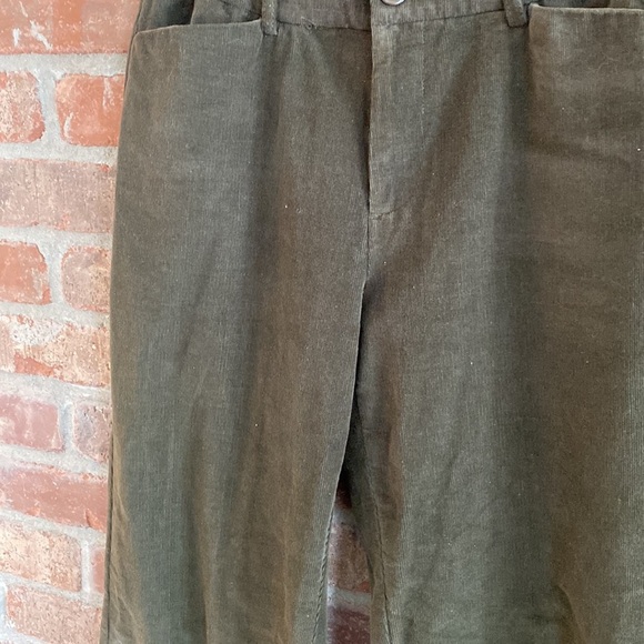 Dressbarn Sz 6 dark green cord trousers - Picture 5 of 8